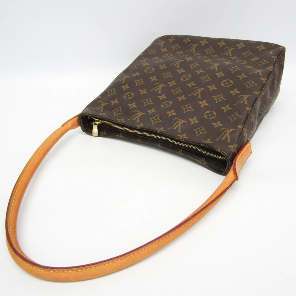 LOUIS VUITTON Brown Monogram Looping GM Shoulder Bag - Picture 6 of 13